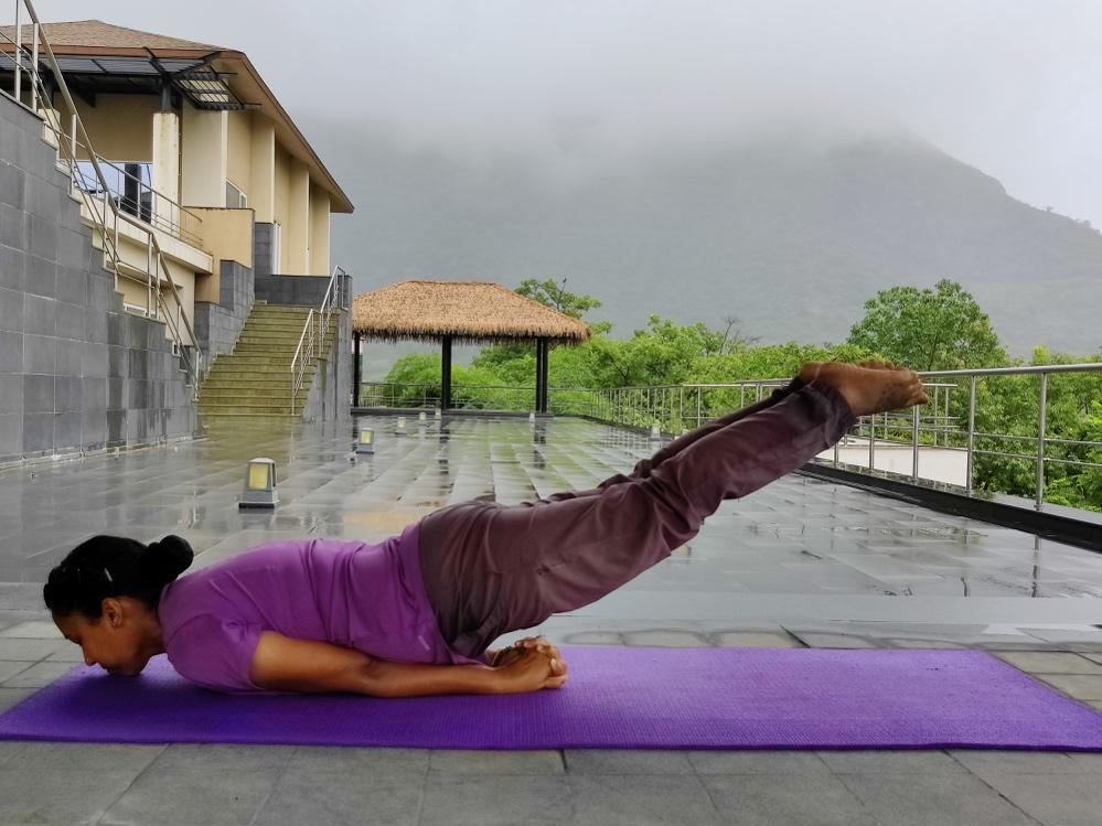 Locust pose (Salabhasana)