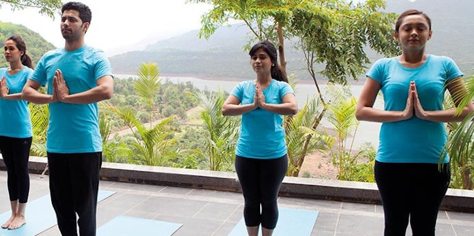 yoga meditation retreat near mumbai, india